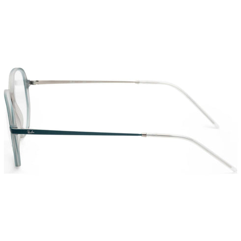 RAYBAN Unisex Eyeglasses RX7152-5790 Transparent Green 52-19-145